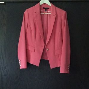 Gently used coral blazer White House black market